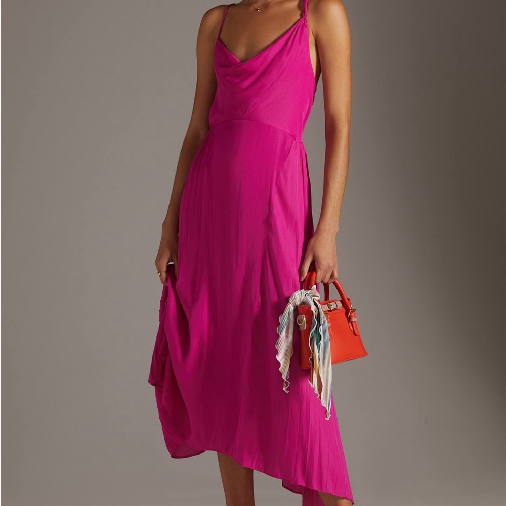 ⭐️LAST ONE⭐️ Anthropologie Pink Slip Maxi Dress